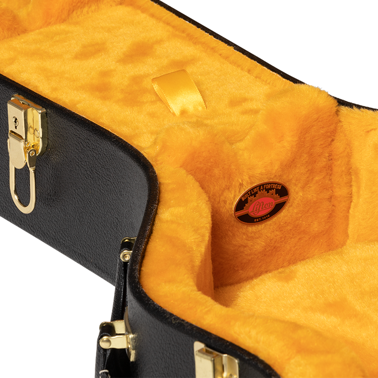 Lifton Historic Black/Goldenrod Hardshell Case, ES-335 - ASLFTCASE-PB-335