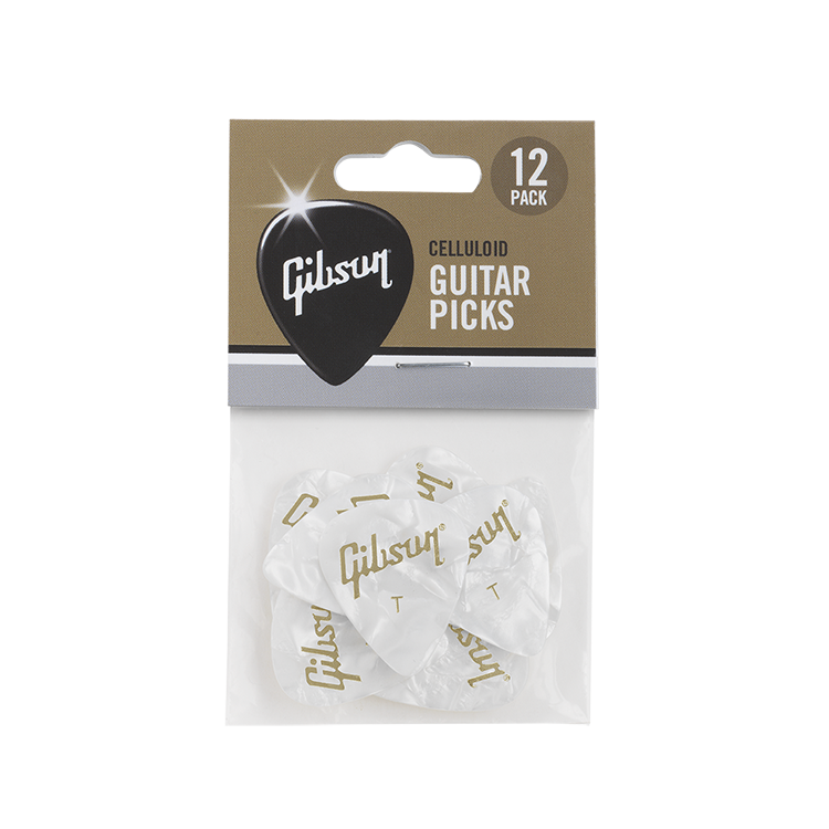 White Pearl Picks, 12 Pack - APRW12-74T