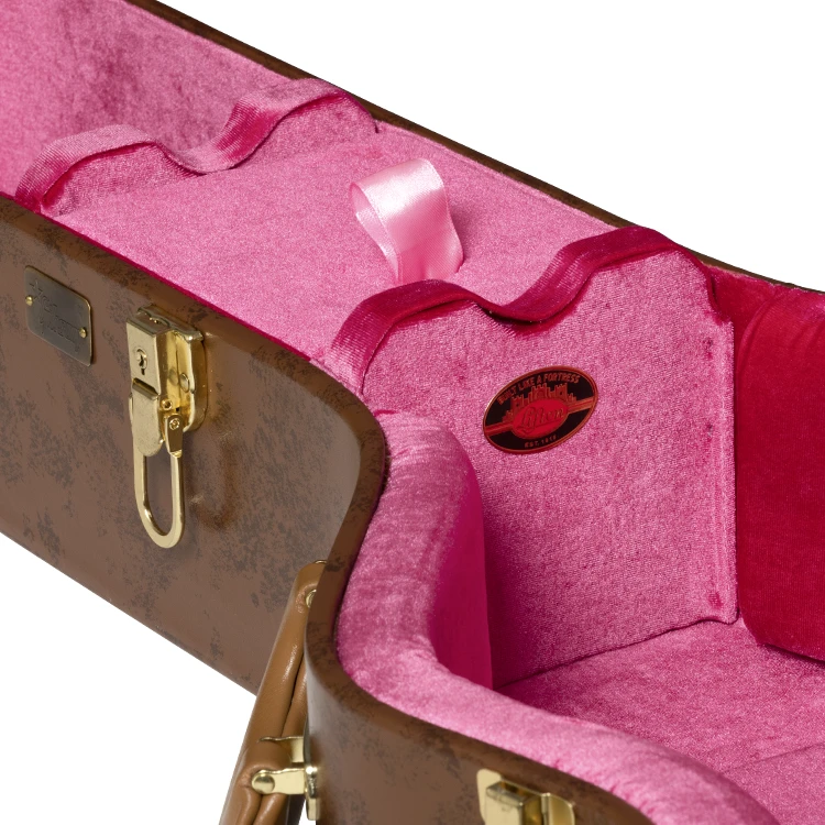 Lifton Historic Brown/Pink Hardshell Case, J-185 - ASLFTCASE-5L-J185