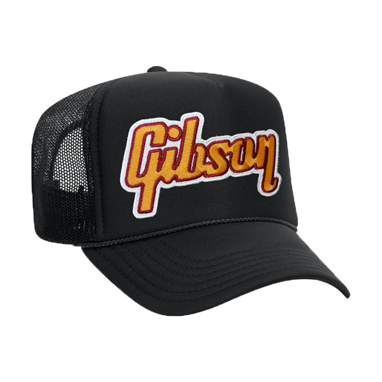 Aviator Nation X Gibson Black Trucker - GA-AN-BLC