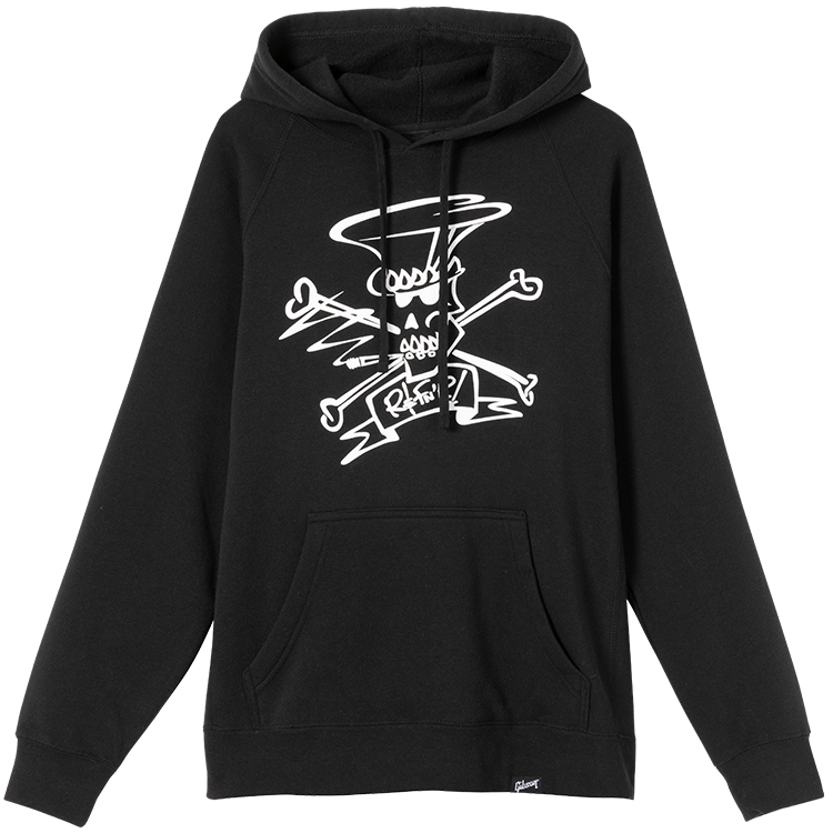 Slash 'Skully' Pullover Hoodie - GA-SLSH-SKLFZ-BLK-SM