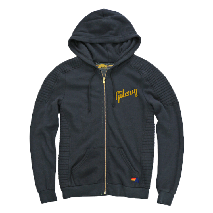 Aviator Nation X Gibson Moto Zip Hoodie - GA-AN-HDMOXS