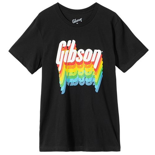 Rainbow Tee - GA-TEE-RNBW-BLK-SM