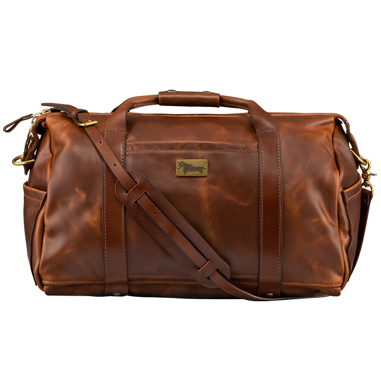 Lifton Leather Duffle Bag, Brown - LIFTON-DUF-BRN