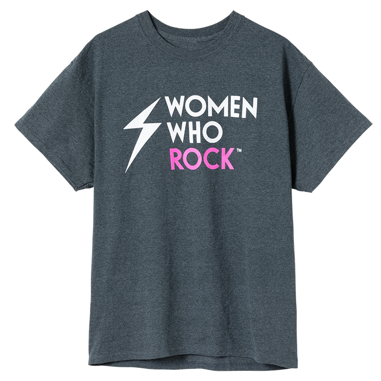 Women Who Rock x Gibson Tee (Gray) - GA-WWR-GRYTEE-SM