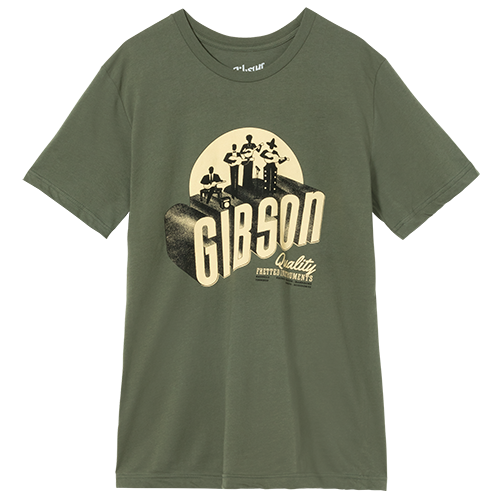 The Band Tee (Army Green) - GA-TEE-BAND-GRN-SM