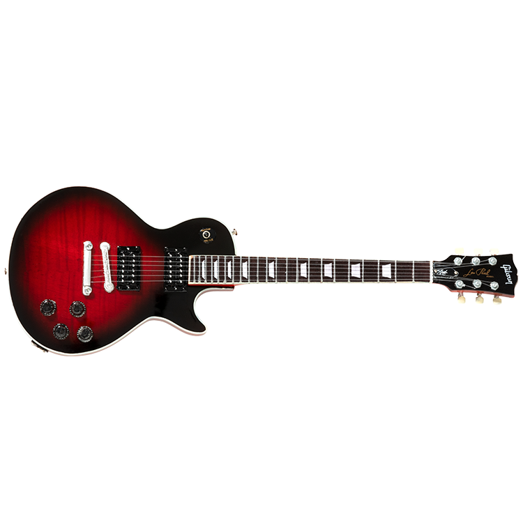 AXE HEAVEN® Les Paul Standard Slash Vermillion Burst 1:4 Scale Mini Guitar Model - GG-125AH