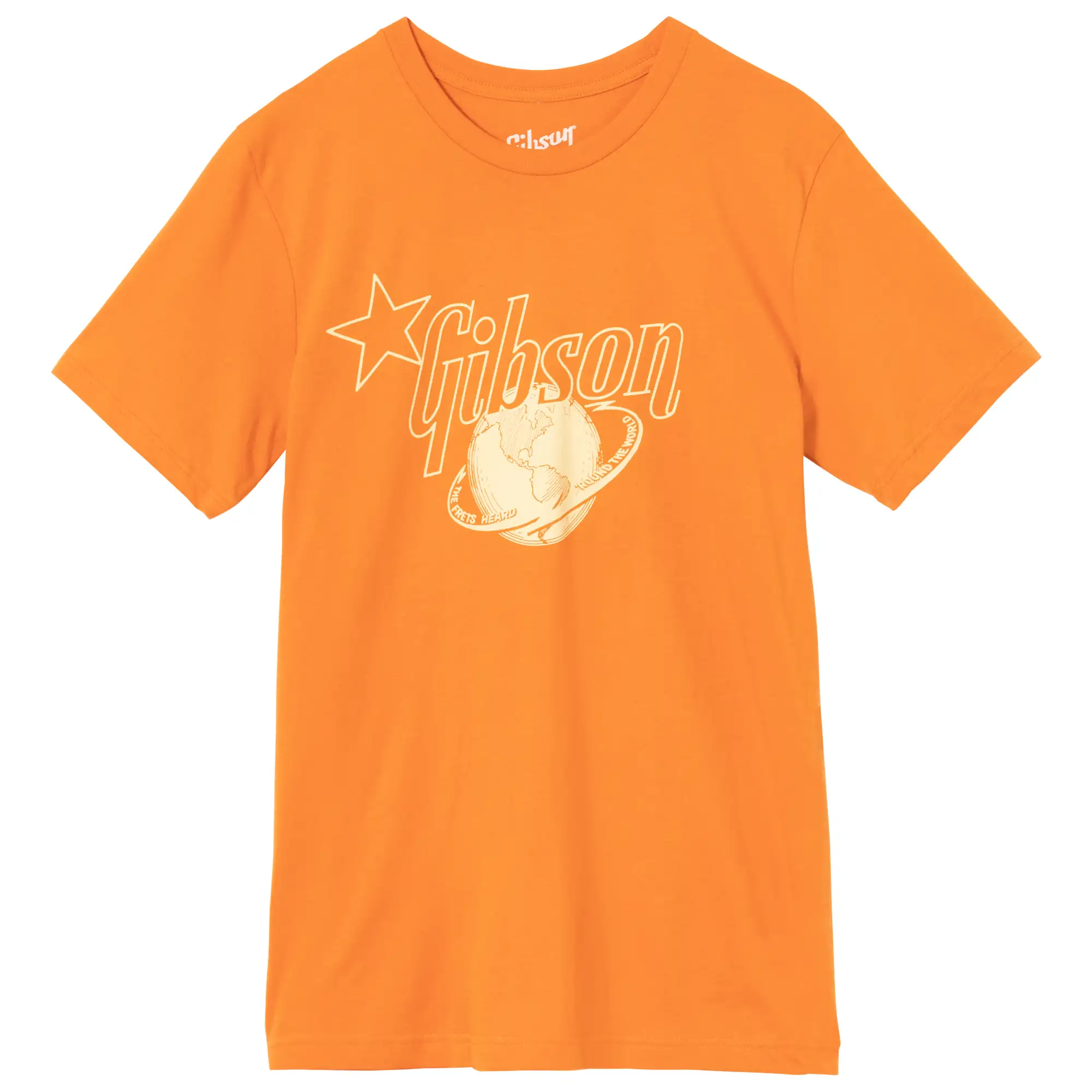 Frets Heard 'Round the World Tee (Orange) - GA-TEE-FRETS-ORN-SM