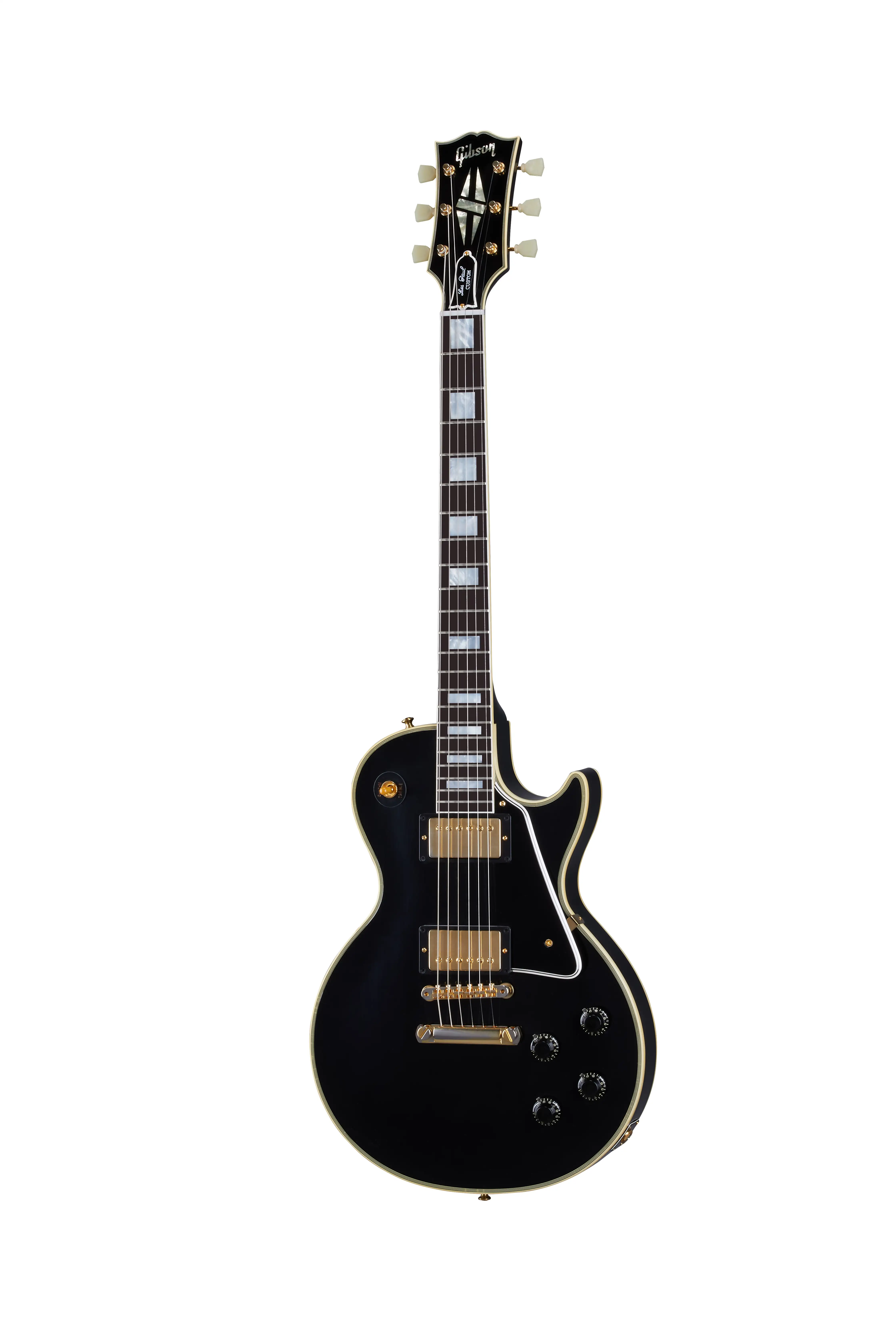 1957 Les Paul Custom 2-Pickup Ebony Ultra Light Aged - Ebony