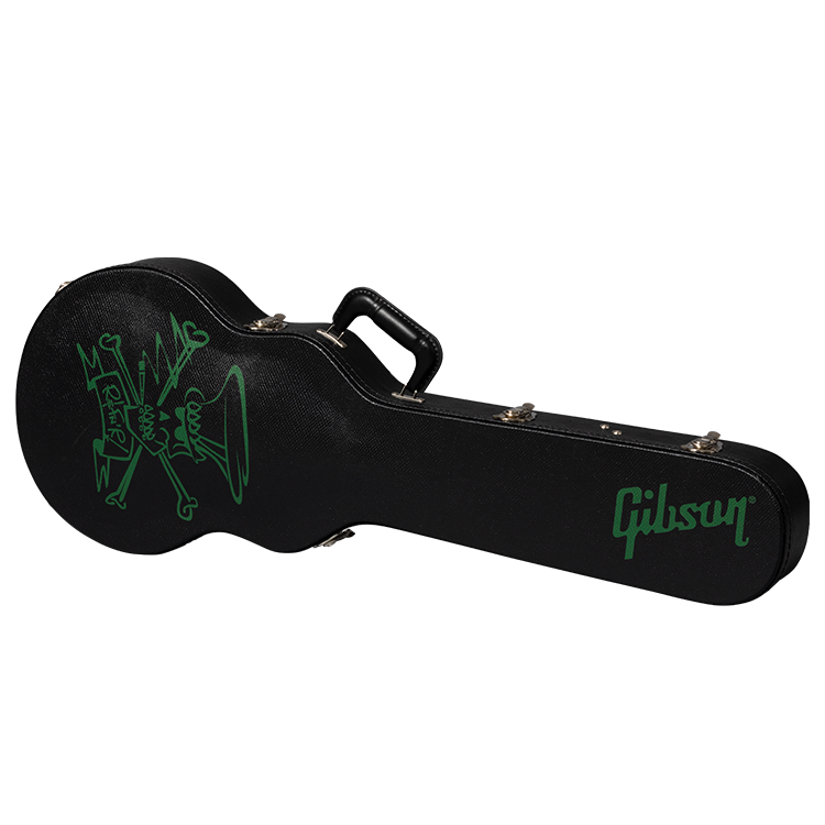 Slash Les Paul Guitar Case, Anaconda Green - ASSLSHCASE-GRN