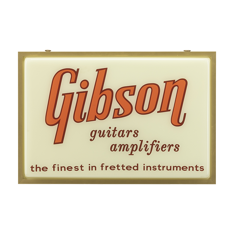 Gibson Vintage Lighted Sign - Guitars & Amplifiers - GA-SGN1