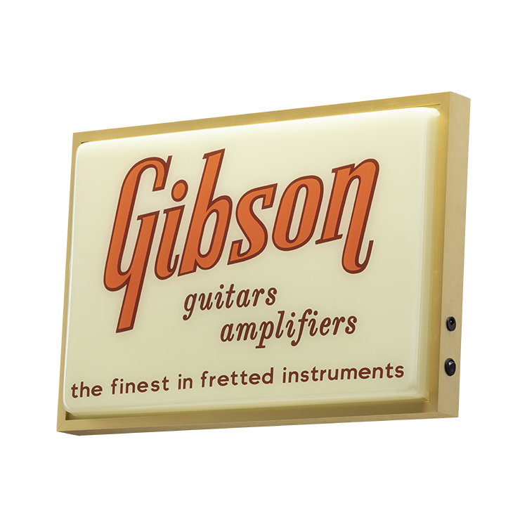Gibson Vintage Lighted Sign - Guitars & Amplifiers - GA-SGN1