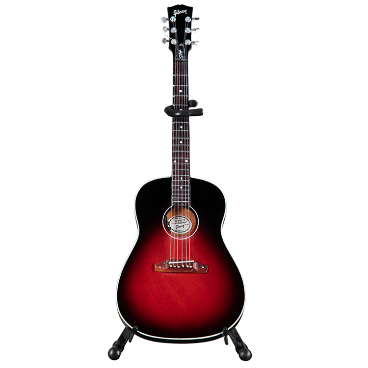 AXE HEAVENÂ® J-45 Slash Vermillion Burst 1.4 Scale Mini Guitar Model - GG-633AH
