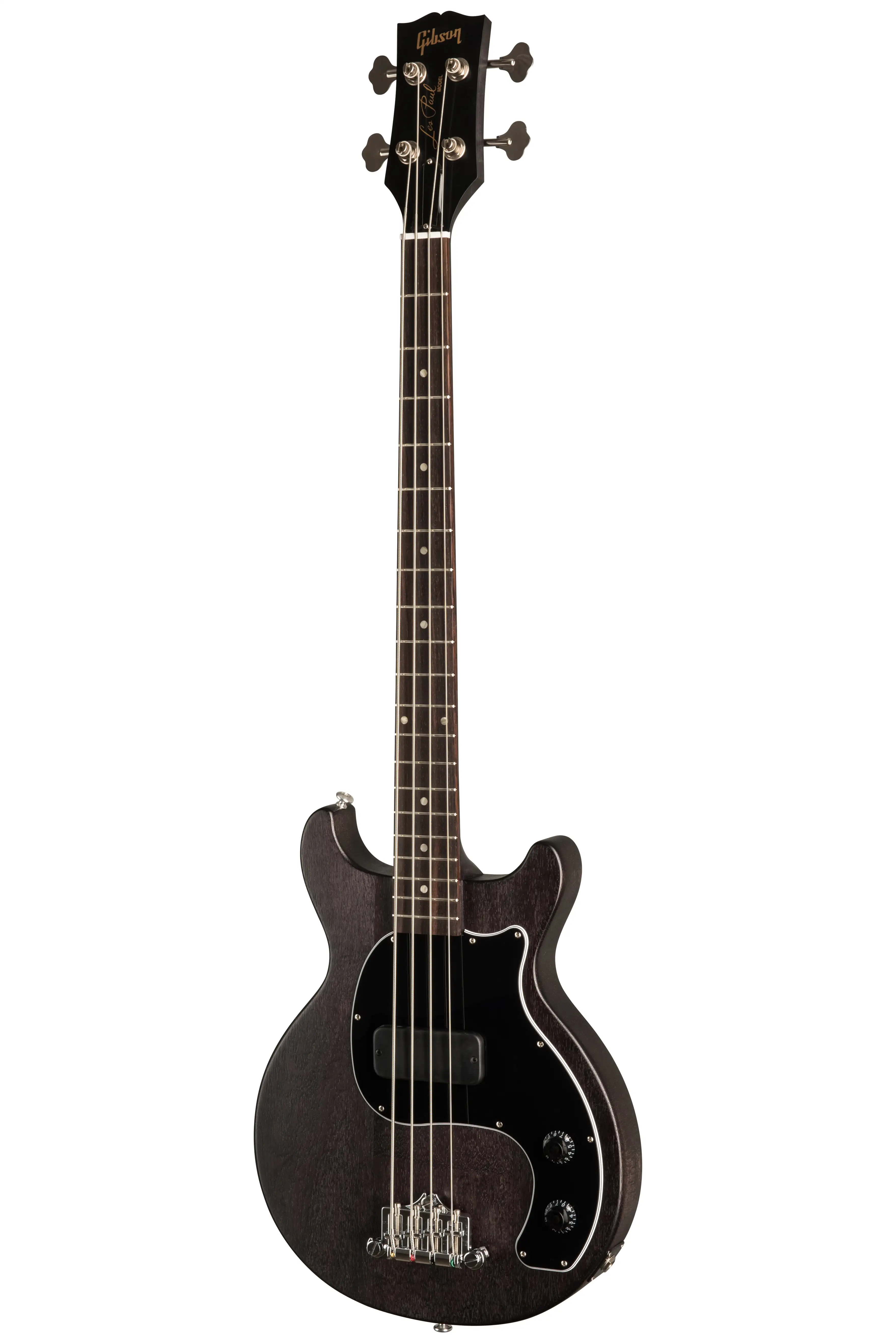 Les Paul Junior Tribute DC Bass - Worn-Ebony