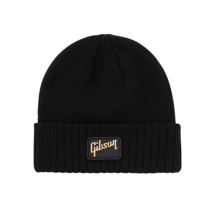 Gibson Cuffed Beanie (Black) - GA-GG-GRYBEANIE