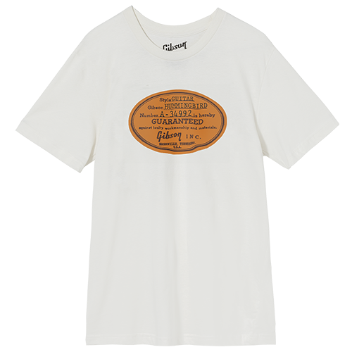 Acoustic Label Tee (Vintage White) - GA-TEE-LBL-WHT-SM