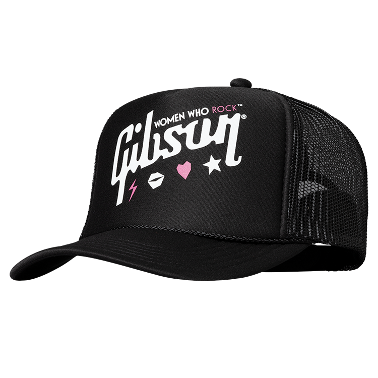 Women Who Rock x Gibson Foam Trucker Hat - GA-WWR-BLKFOAM
