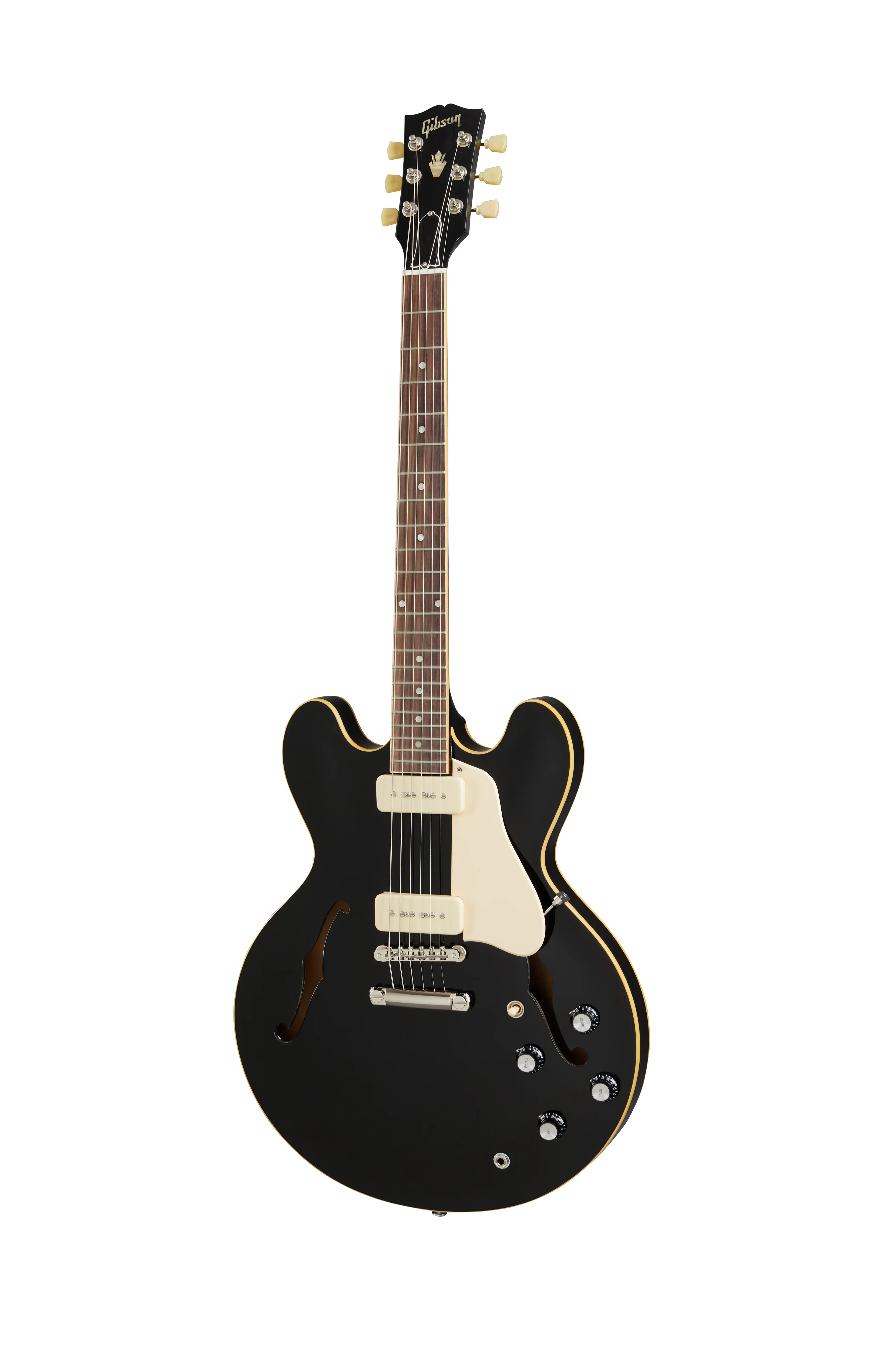 ES-335 P-90 - Ebony