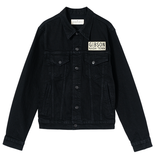 Imogene + Willie x Gibson Denim Trucker Jacket (Black) - GA-IW-JKTBLK-XS