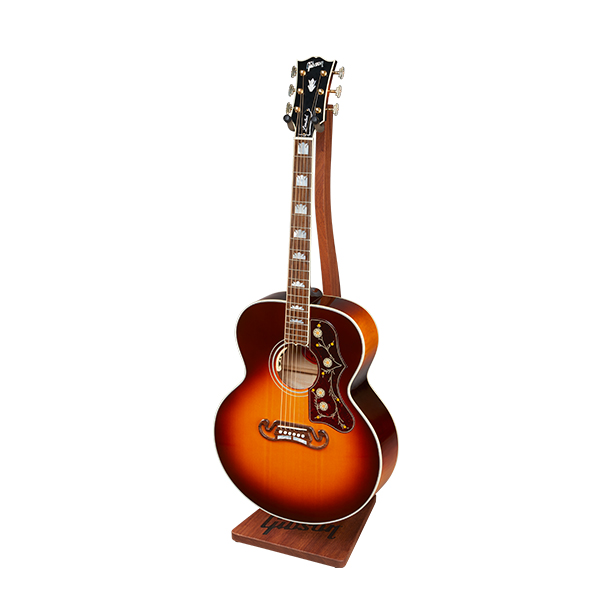 Handcrafted Wooden Guitar Stand, Mahogany - ASTD-MG