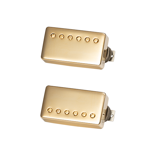 Custombucker (Matched Set, Double Black, True Historic Nickel Covers, 2-Conductor, Unpotted, Alnico 3, 8K) - PUCBDBNC2-SET