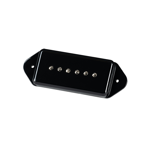 P-90 DC (Black Dogear, 2-conductor, Potted, 17.4k, Neo) - PU90DCDEBC2
