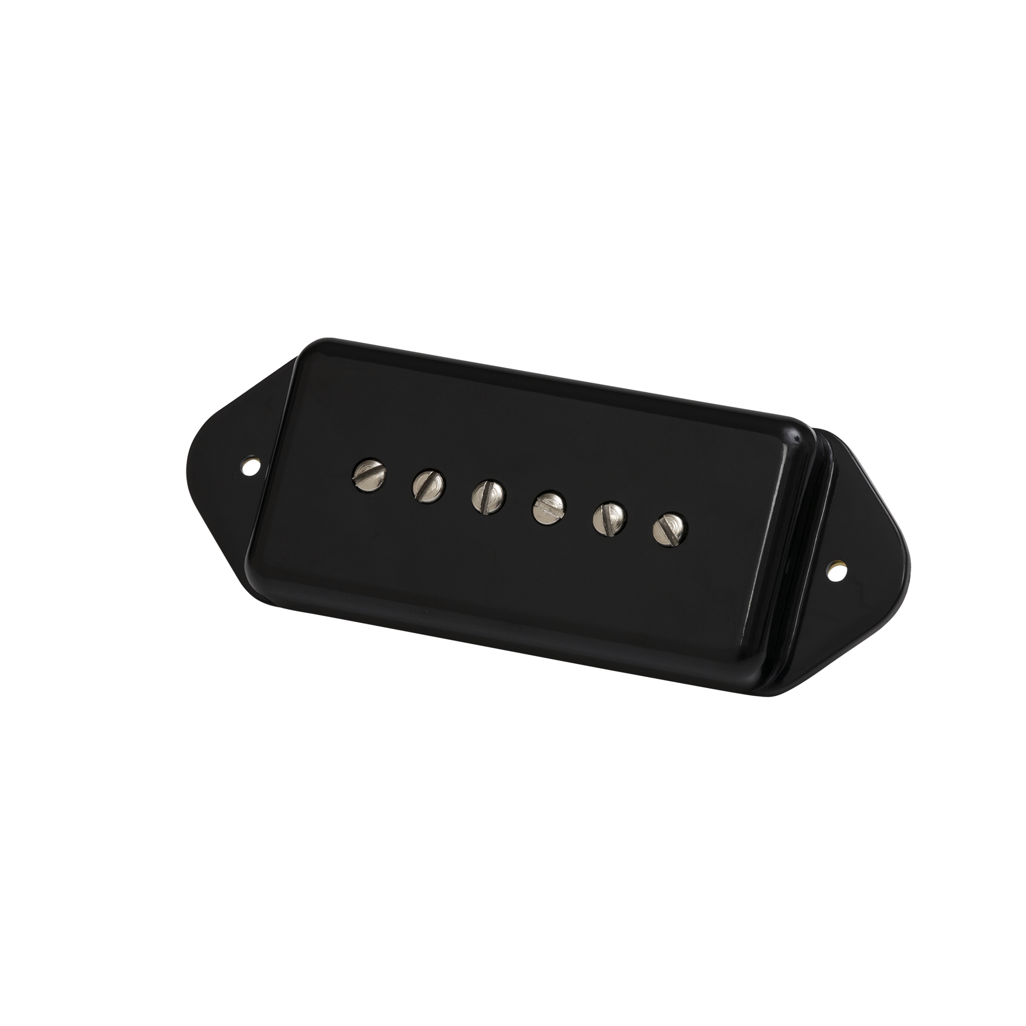 P-90 Dogear (Black Cover, 2-Conductor, Potted, Alnico 5, 8K) - PU90DEBC2