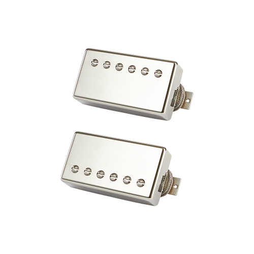 '57 Classic / '57 Classic Plus Set (Double Black, Nickel Covers, 2-conductor, Potted, Alnico 2) - PU5757DBNC2-SET
