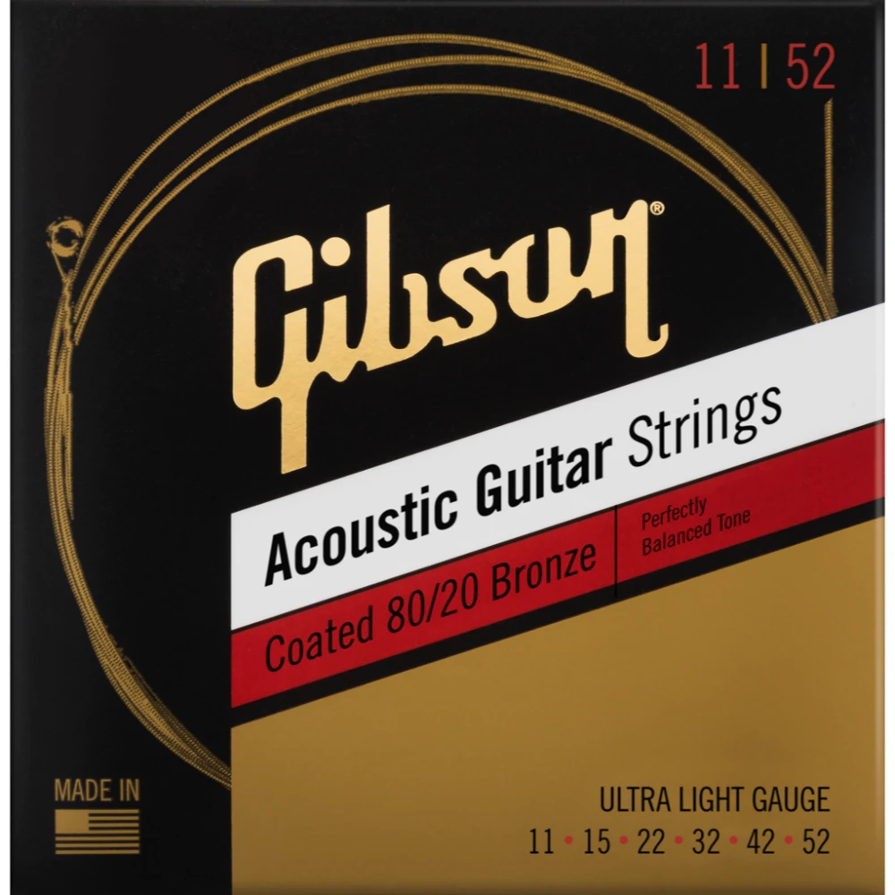 Coated 80/20 Bronze Acoustic Guitar Strings - SAG-CBRW11