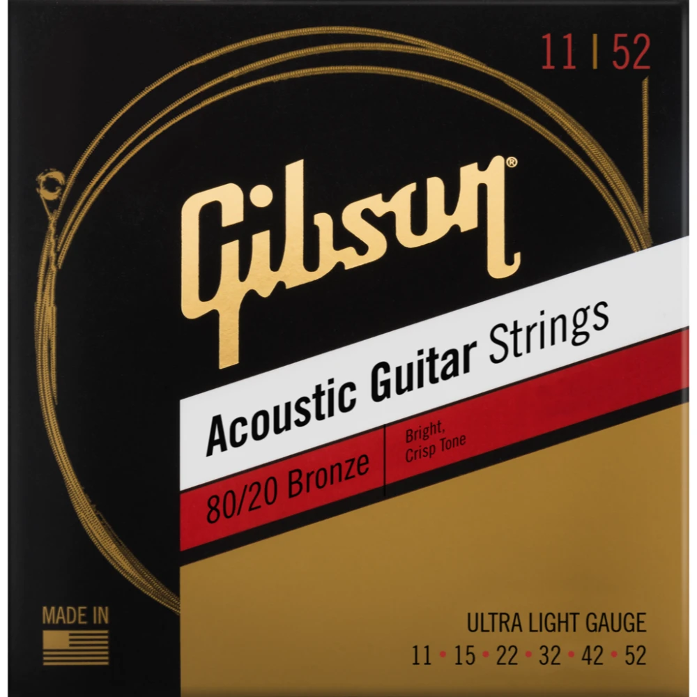 80/20 Bronze Acoustic Guitar Strings - SAG-BRW11