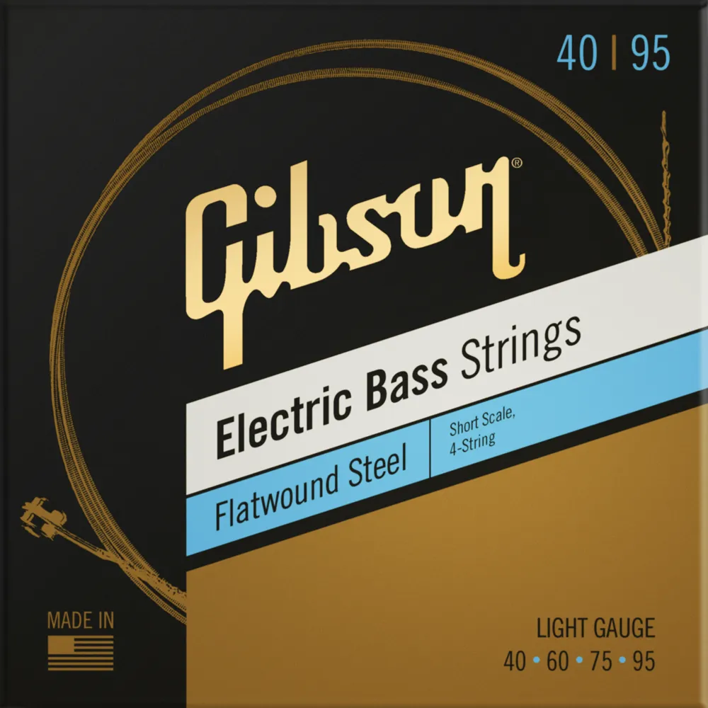 Flatwound Electric Bass Strings, Short Scale - SBG-FWSSL