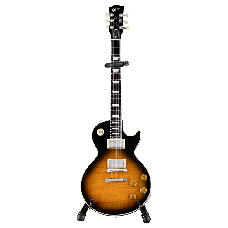 AXE HEAVEN Les Paul Tobacco Burst Mini Guitar Model - GG-122AH