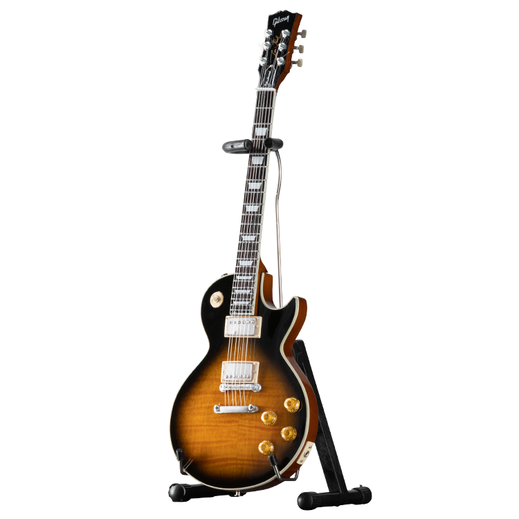 AXE HEAVEN Les Paul Tobacco Burst Mini Guitar Model - GG-122AH