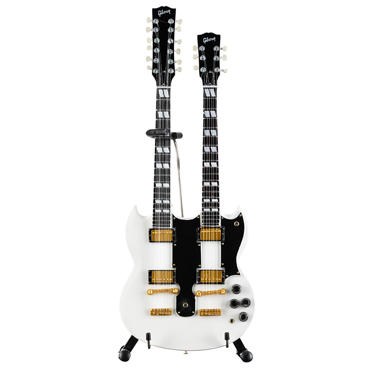 AXE HEAVEN EDS-1275 Alpine White Mini Guitar Model - GG-224AH