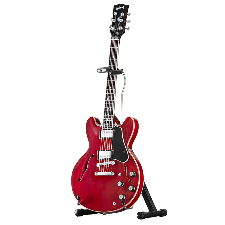 AXE HEAVEN® ES-335 Faded Cherry 1:4 Scale Mini Guitar Model - GG-320AH