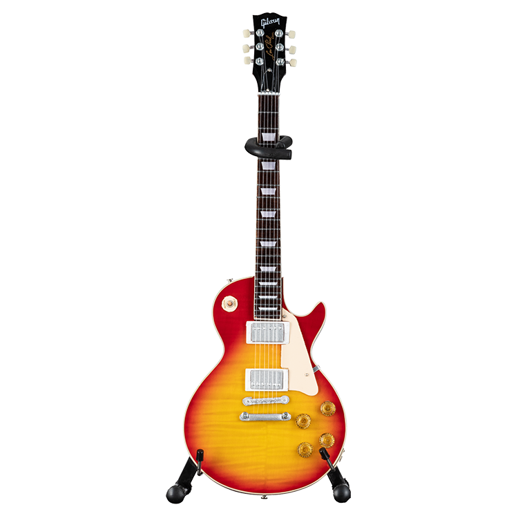 AXE HEAVENÂ® Les Paul Standard Cherry Sunburst 1:4 Scale Mini Guitar Model - GG-120AH