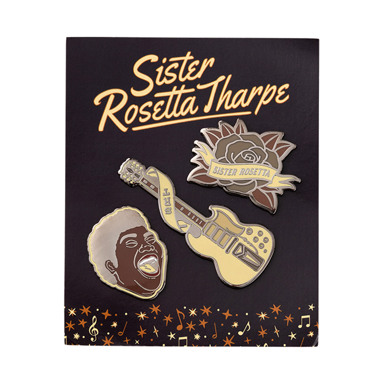 Sister Rosetta Tharpe Enamel Pin Set - GA-SRT-PINS